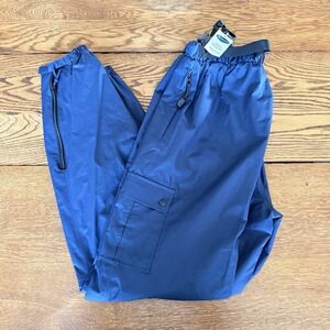 Wetskins Snow Ski Pants XXL Navy Shell Gorpcore Outdoor Waterproof Utility